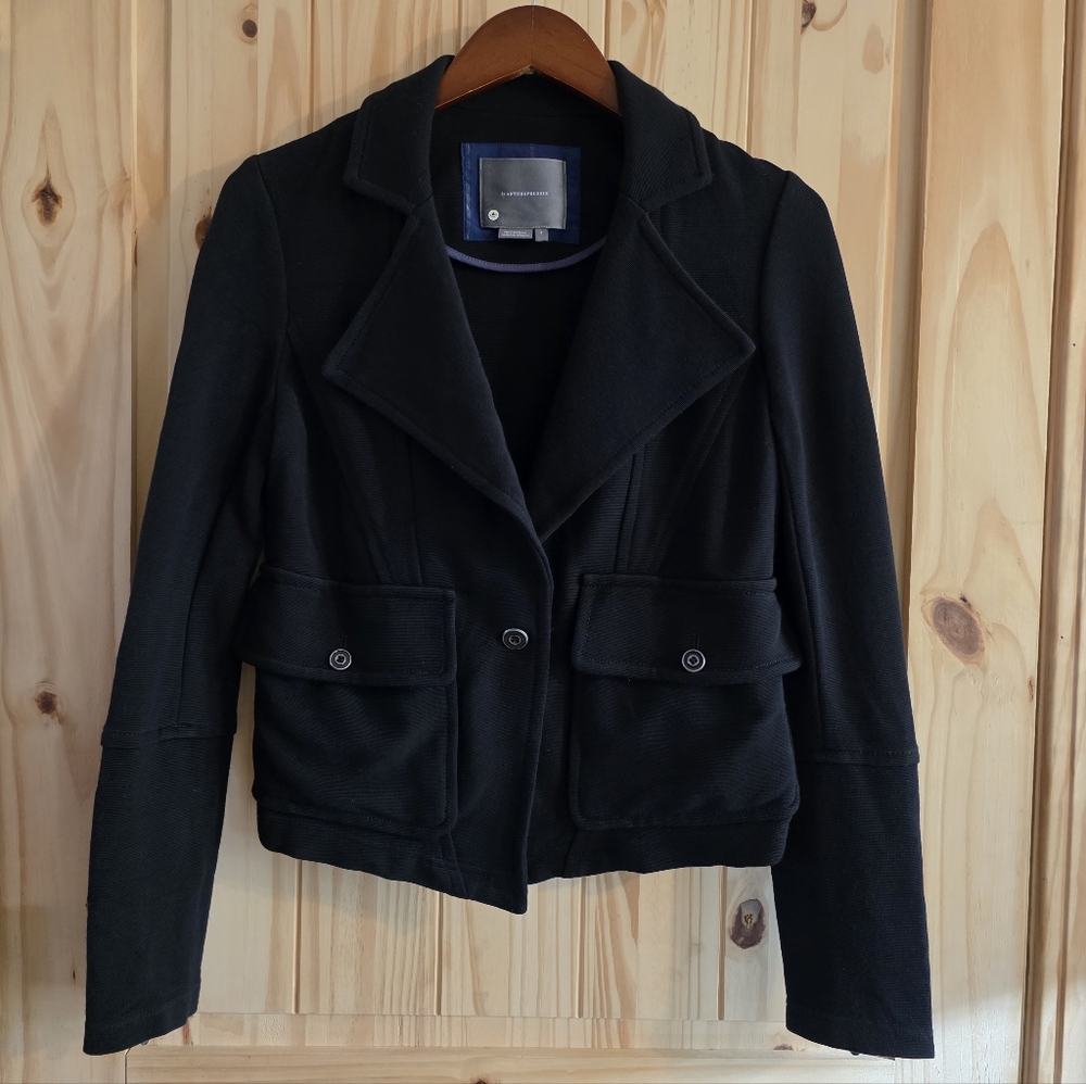 Anthropologie Sylvia Moto Ponte Jacket Stretch
